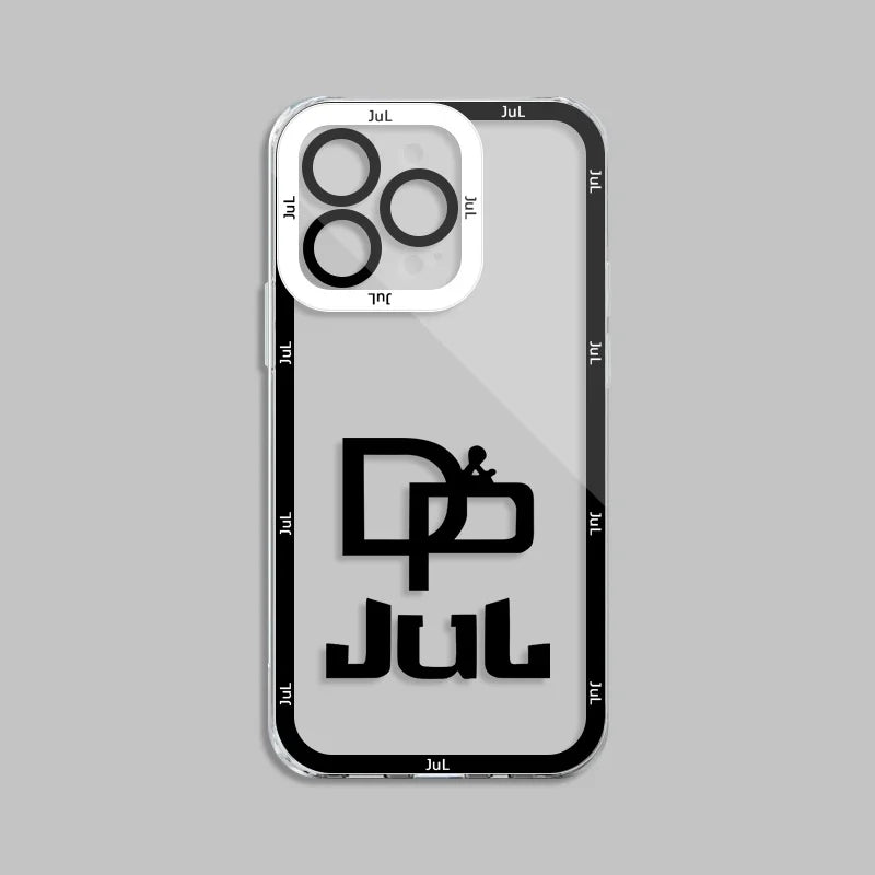 Coque de protection transparente compatible iPhone JUL